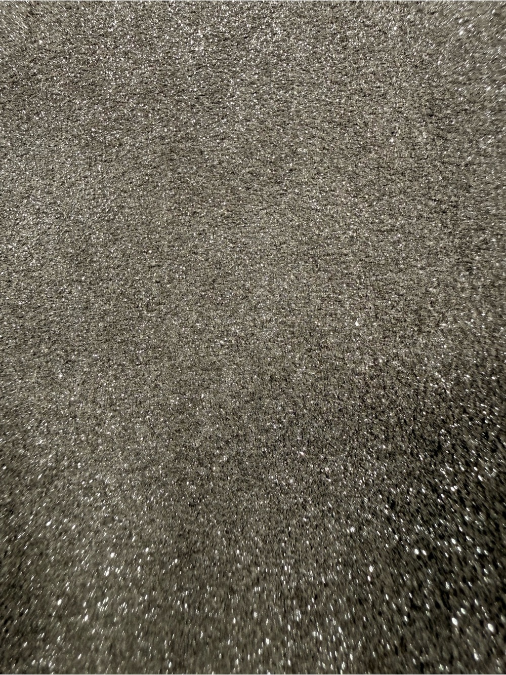 MONSERRAT DE LUCCA Suede Tote - Gray Sparkly - Picture 6 of 6